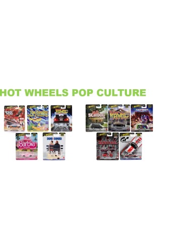 SOBRES 3D HOT WHEELS POP CULTURE 10 U