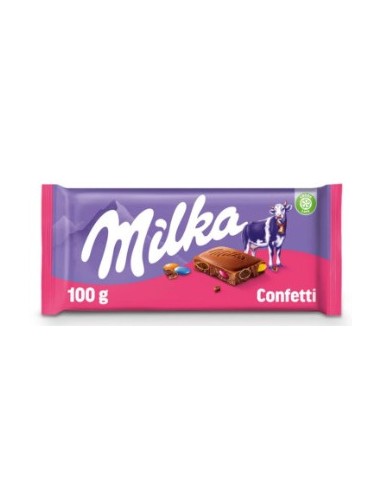 TABLETA MILKA CONFETTI 22x100 GRS.