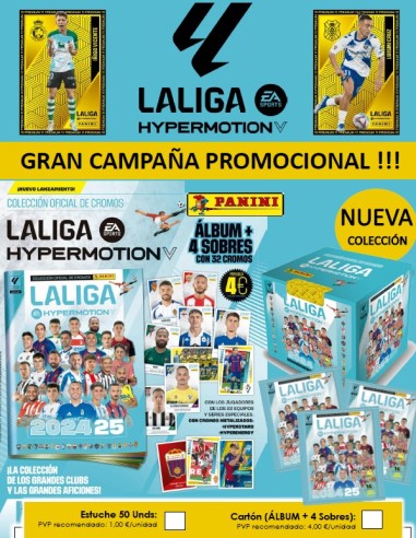 CROMOS LIGA HYPERMOTION 2024/25 8x50