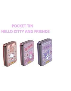 POCKET TIN HELLO KITTY&FRIENDS 4x4