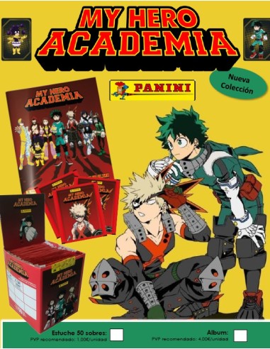 CROMOS MY HERO ACADEMY 16x50