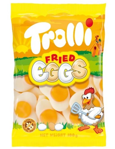 HUEVOS FRITOS 100 GRS TROLLI 8x12