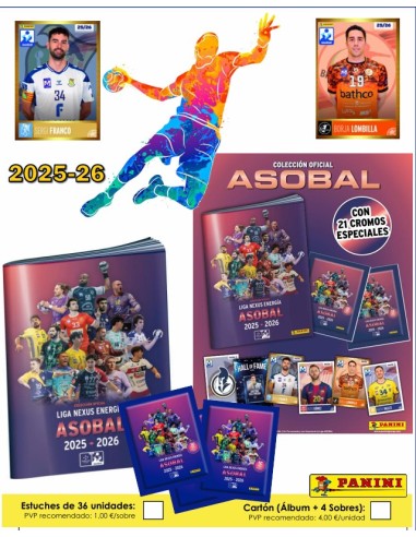 CROMOS LIGA ASOBAL 25/26 20x36