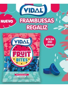 FRUIT BITES FRAMBUESA BOLSA VIDAL 6x250