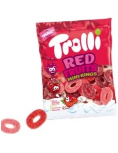RED FRUIT RINGS 100 GRS TROLLI 8x16