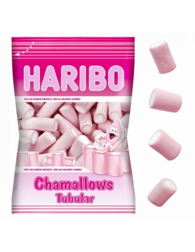 TUBULAR CHAMALLOW HARIBO 90 G. 18 U