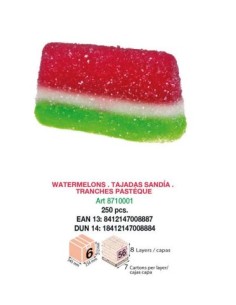 TAJADAS SANDIA WINKEYS 6x250