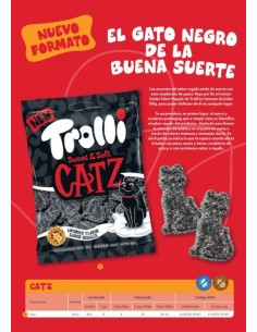 GATOS REGALIZ 100 GRS. TROLLI 8x16