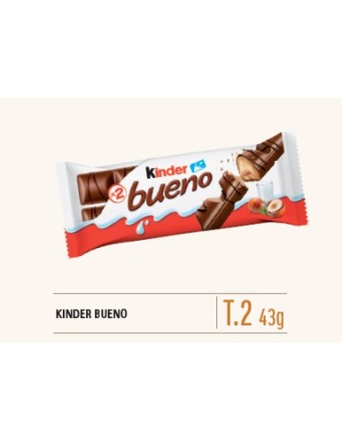 KINDER BUENO T.(2x10)x16 VENDING