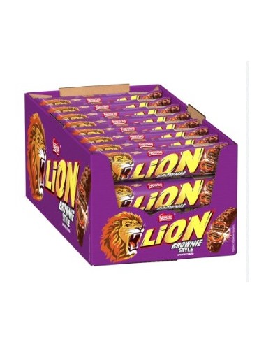 LION BROWNIE 24 UNID. 40 GRS.