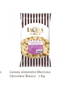 ALMENDRA CHOC. BLANCO 3x1KG.