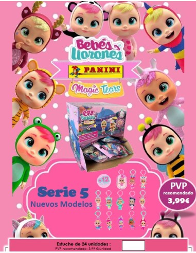 SOBRES 3D LLAVEROS BEBES LLORONES 6x12