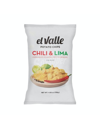PATATA FRITA CHILI & LIMA 10x120 G.