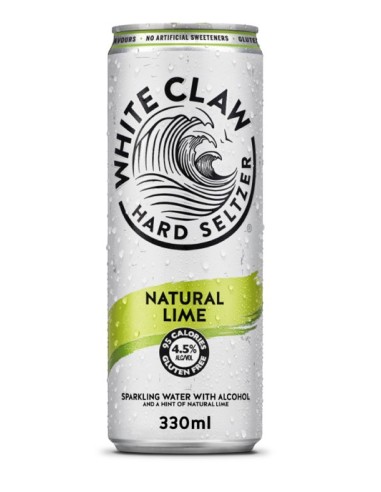 WHITE CLAW NATURAL LIME 12x330 ML.