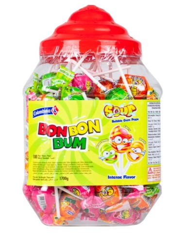 BON BON BUM TARRO SURTIDO 6x100 (R.30500)