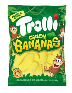 BANANAS 100 GRS. TROLLI 8x16