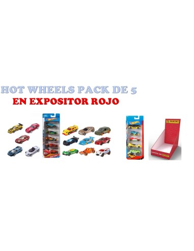 SOBRES 3D HOT WHEELS PACK-5 EXPO X3