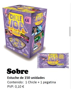 CHICLE+CROMO LIGA 26/27" 16x150
