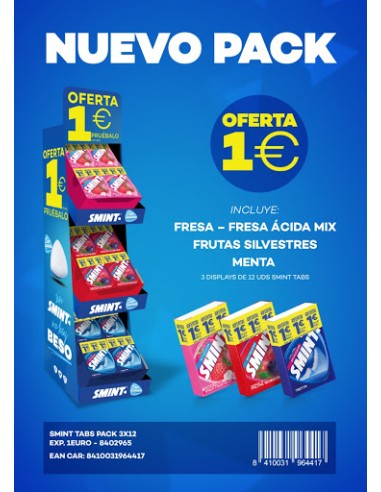 PACK SMINT FLAT DISPENSER 32+4