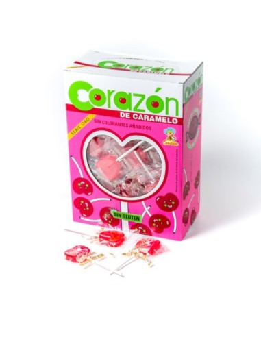 PIRULETAS CORAZON ORO CERDAN 6x110