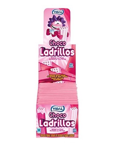 CHOCOLADRILLOS FRESA VIDAL 6x75