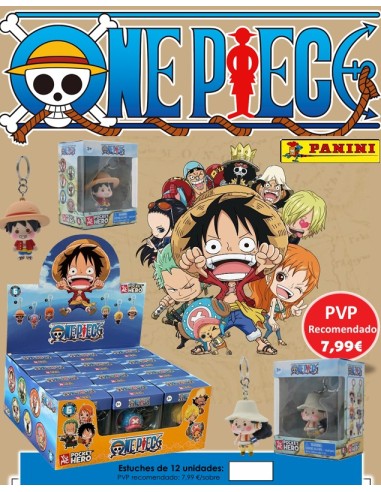 SOBRES 3D LLAVERO ONE PIECE 12 U.