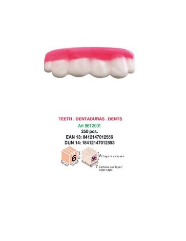 DENTADURAS BRILLO WINKEYS 6x250