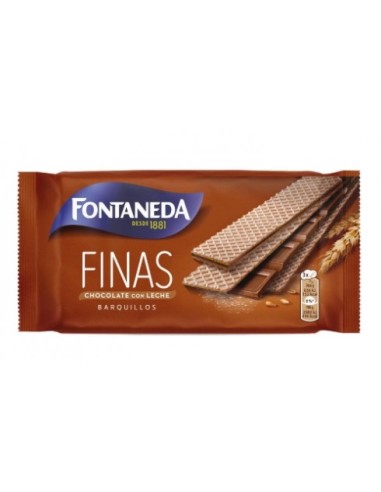 FONTA BARQUILLO FINAS MILK 22x92 GRS