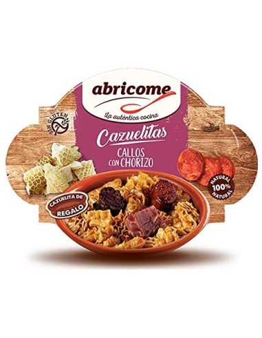 CAZ. CALLOS CON CHORIZO ABRICOME 8x415 GRS