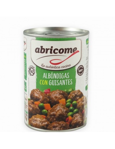 LATA ALBONDIGAS GUISANTES ABRICOME 12x415 GRS