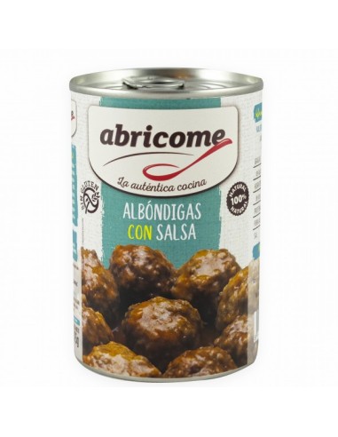 LATA ALBONDIGAS EN SALSA ABRICOME 12x415 GRS
