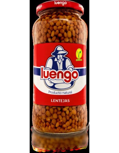 LENTEJA COCIDA LUENGO 12x570 G