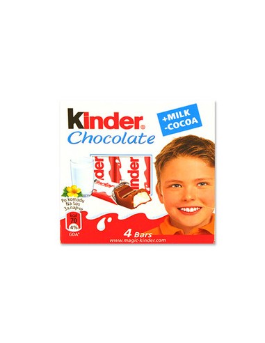 KINDER CHOCOLATE T.4x20