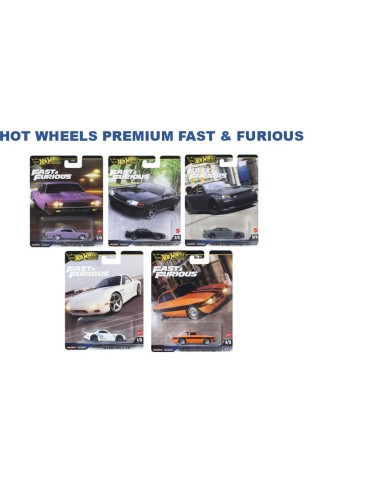 SOBRES 3D HOT WHEELS FAST&FURIOUS 10 U