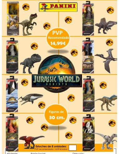 SOBRES 3D JURASSIC WORLD REBIRTH-12  8U