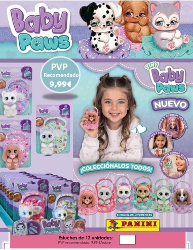 SOBRES 3D BABY PAWS TINY 2x12