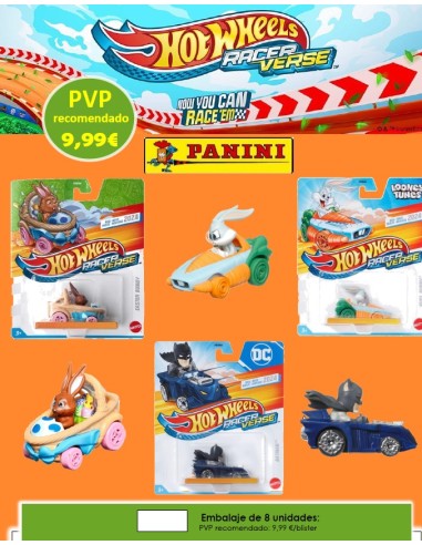 SOBRES 3D HOT WHEELS RACER VERSE 8 U