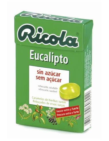 RICOLA CARAMELO EUCALIPTO 6x20