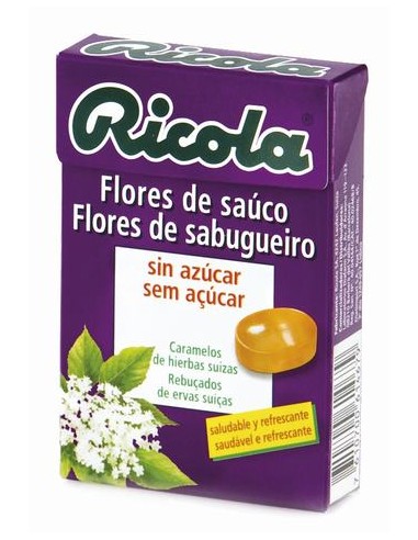 RICOLA CARAMELO FLORES SAUCO 6x20