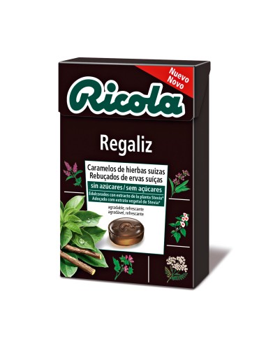 RICOLA CARAMELO REGALIZ 6x20