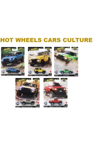 SOBRES 3D HOT WHEELS CAR CULTURE 10 U