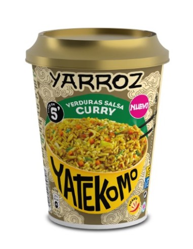 YARROZ VERDURAS CURRY CUP 8U.
