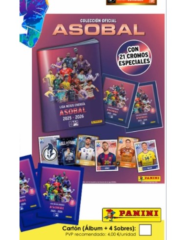 ALBUM + 4 SOB. LIGA ASOBAL25/26 36U