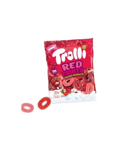 RED FRUIT RINGS 100 GRS TROLLI 8x16