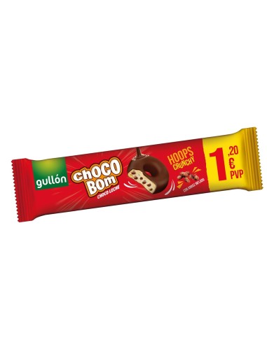CHOCOBOM HOOPS LECHE 1,20 18x128 GRS