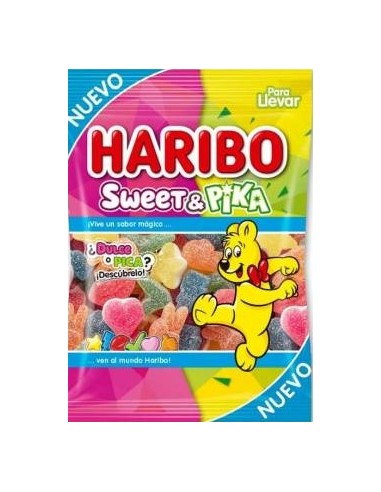 SWEET & PIKA HARIBO 100 GRS. 18 UNI