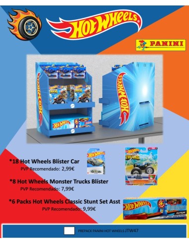 EXPOSITOR SOBREMESA HOT WHEELS