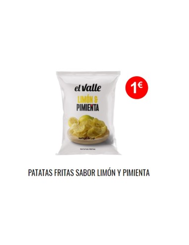 PATATA LISA LIMÓN/PIMIENTA 1,20 12x90 G.