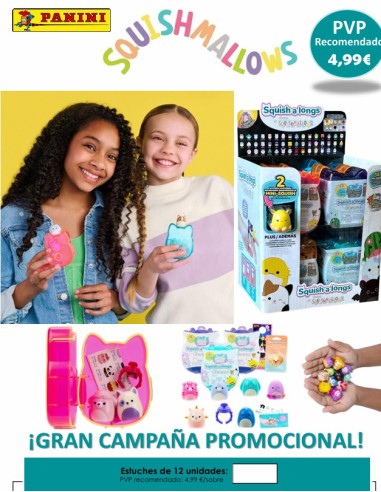 SOBRES 3D SQUISALONGS PACK SORPRESA 12U