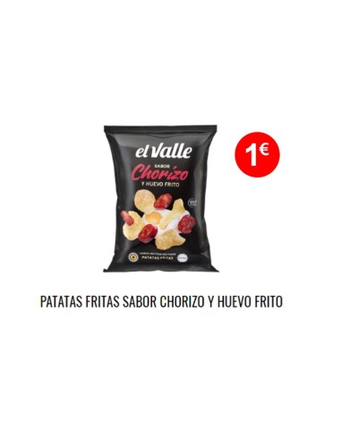 PATATA LISA CHORIZO/HUEVO FR. 1,20 12x90 G.